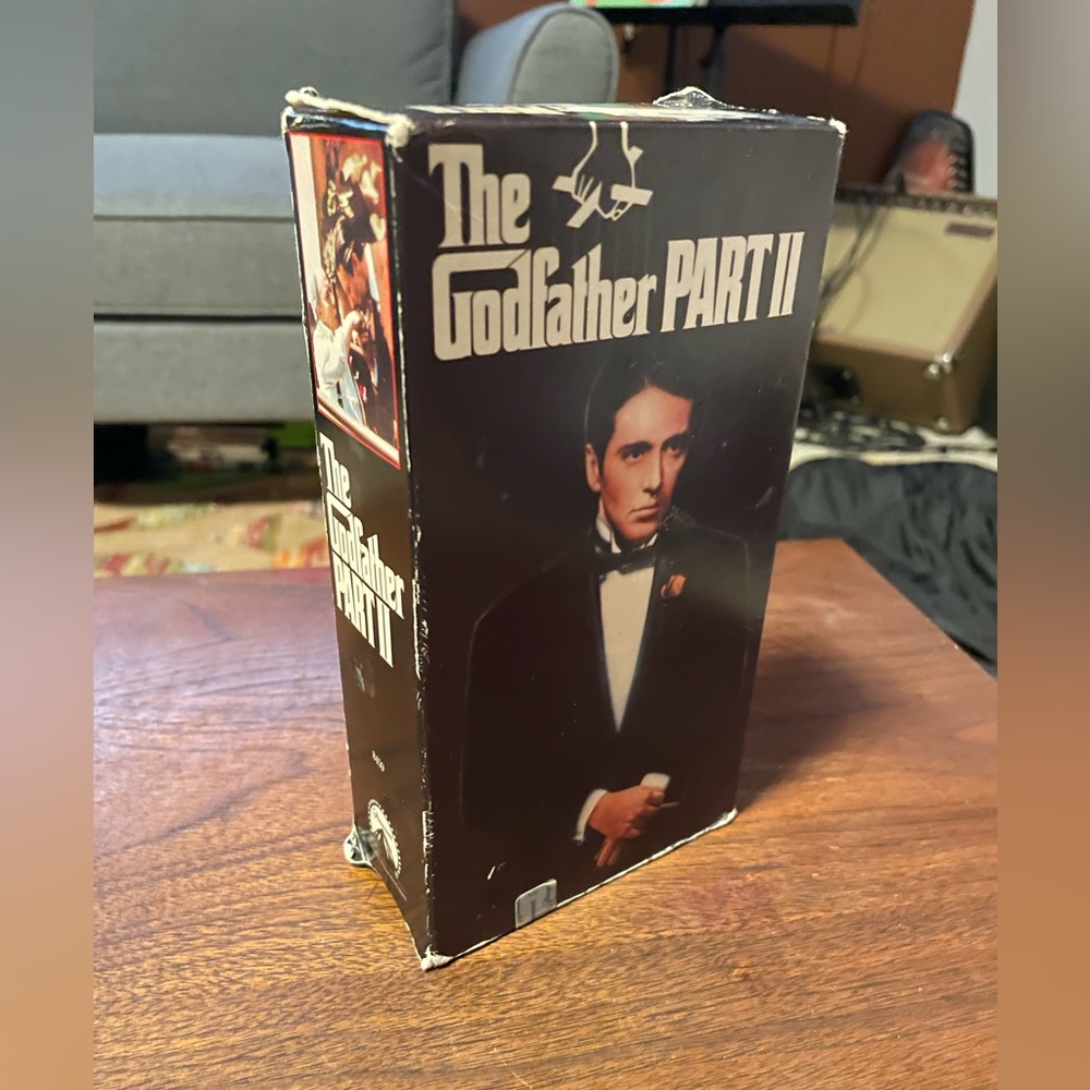 Vintage The Godfather Part 2 1974 Francis Ford Coppola VHS Video Cassette